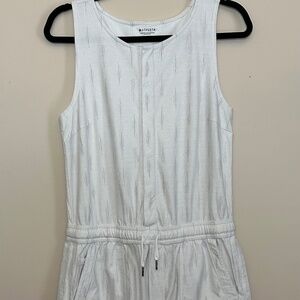 Athlete Farallon Spliced Magic Veil Grey Romper